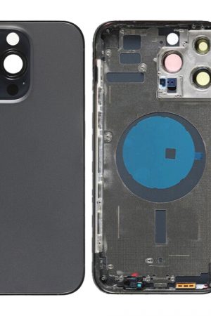 Per iPhone 14 Pro Max Cover posteriore batteria con tasti laterali e vassoio per carte