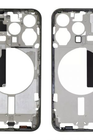 Per iPhone 15 Pro Cornice centrale con tasti laterali + vassoio per carte