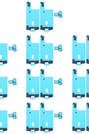 10 pezzi Adesivo nero per dissipatore di calore della cover posteriore con cuscinetti in spugna per fotocamera posteriore