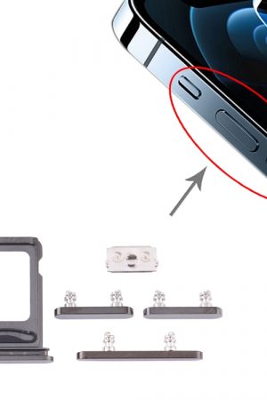 Vassoio scheda SIM + Vassoio scheda SIM + Tasti laterali per iPhone 12 Pro