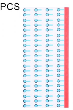 100 pezzi Front Fotocamera anteriore Spolveripo antipolvere Pinze in schiuma (Anello piccolo) per iPhone 12 PRO / 12 PRO MAX / 12/12 Mini