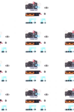 Rete antipolvere per altoparlanti da 10 pezzi con cornice per iPhone 12 Pro