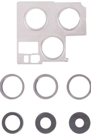 Copriobiettivo della fotocamera con staffa di fissaggio per iPhone 13 Pro Max (grafite)