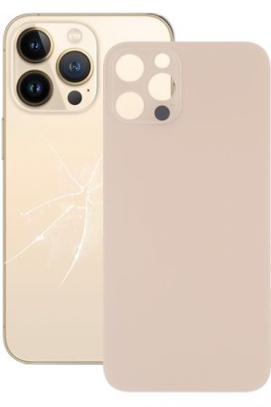 Copribatteria posteriore in vetro con foro grande per fotocamera di facile sostituzione per iPhone 13 Pro