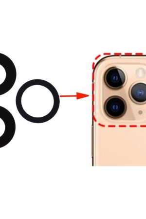 3 PC / Set obiettivo fotocamera posteriore per iPhone 11 Pro