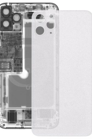 Cover posteriore batteria in vetro smerigliato trasparente per iPhone 11 Pro