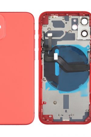 Cover posteriore della batteria (con tasti laterali, vassoio scheda, cavo flessibile di alimentazione, volume e modulo di ricarica wireless) per iPhone 12 Mini