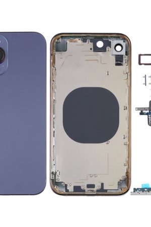 Cover posteriore con aspetto che imita l'iP14 Pro per iPhone XR