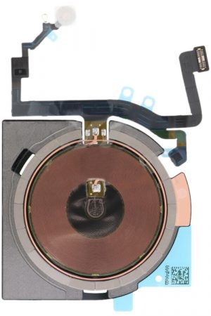 Per iPhone 15 Bobina di ricarica wireless NFC + cavo flessibile per torcia