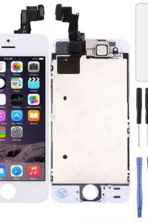 Schermo LCD e digitalizzatore assemblato completo con fotocamera frontale per iPhone 5S