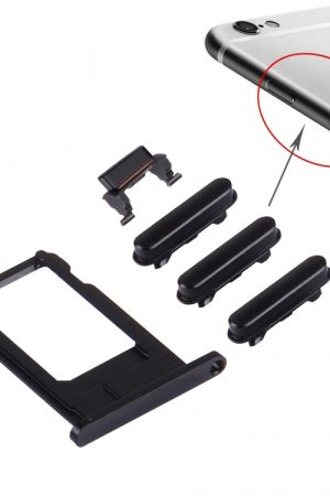 4 in 1 per iPhone 6s Plus (vassoio scheda + tasto controllo volume + pulsante accensione + tasto vibrazione interruttore mute)