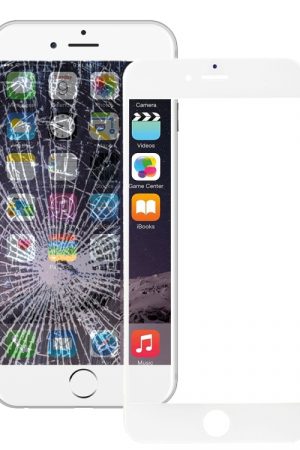 Lente esterna in vetro dello schermo anteriore con cornice della cornice dello schermo LCD anteriore e adesivo OCA otticamente trasparente per iPhone 6 Plus