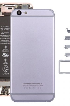 5 in 1 per iPhone 6s (cover posteriore + vassoio scheda + tasto controllo volume + pulsante accensione + tasto vibrazione interruttore mute) Cover alloggiamento completo