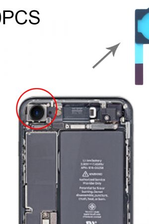100 PC per iPhone 7 Cuscinetti in schiuma spugna antipolvere per fotocamera posteriore