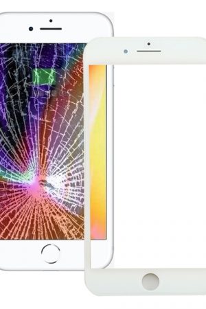 Lente esterna in vetro dello schermo anteriore con cornice della cornice dello schermo LCD anteriore e adesivo OCA otticamente trasparente per iPhone 8