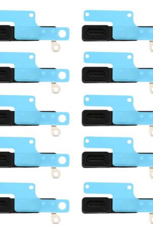 10 PC per iPhone 8 Coperchi in rete per ricevitore auricolare + adesivi adesivi per ricevitore auricolare