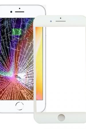 Lente esterna in vetro dello schermo anteriore con cornice della cornice dello schermo LCD anteriore e adesivo OCA otticamente trasparente per iPhone 8 Plus