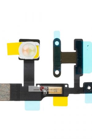 Pulsante di accensione e torcia elettrica + cavo flessibile per microfono per iPad Pro da 9,7 pollici / A1673 / A1674 / A1675