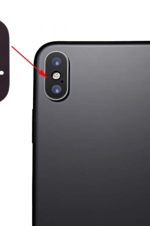 Obiettivo fotocamera posteriore per iPhone X.