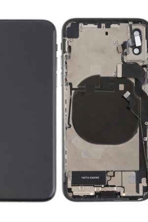 Gruppo cover posteriore batteria con tasti laterali, vibrazione, altoparlante, suoneria, cicalino, pulsante di accensione, cavo flessibile per pulsante volume, vassoio scheda e adesivo batteria per iPhone X