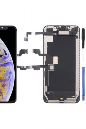Schermo LCD originale per iPhone XS Max Digitizer Assemblaggio completo con cavo flessibile per altoparlante auricolare