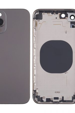 Cover posteriore in materiale acciaio inossidabile con aspetto imitazione di iP13 Pro per iPhone XR