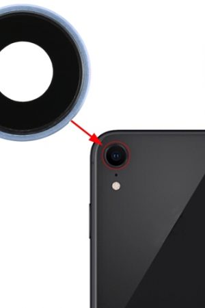 Cornice della fotocamera posteriore con copriobiettivo per iPhone XR