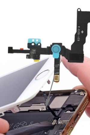 Fotocamera anteriore originale 2 in 1 + cavo flessibile sensore per iPhone 5S