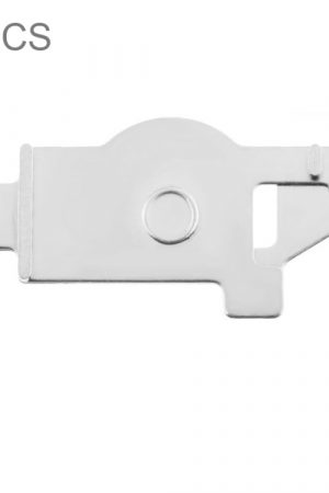 Parte di riparazione staffa supporto pulsante Home originale in metallo da 10 pezzi per iPhone 5S (grigio)