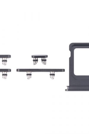 Per iPhone 16 Pro Max Vassoio scheda SIM originale + Vassoio scheda SIM + Tasti laterali