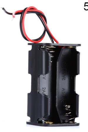 5 pz LandaTianrui LDTR-DJ002 6 V 4 batterie AA Custodia portaoggetti con cavo da 18 cm per Arduino