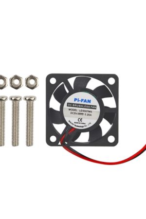 Ventola di raffreddamento per mini computer DC 5V 0.2A con viti di ricambio per Raspberry Pi 3B / 2B / B+, dimensioni: 30x30x8mm