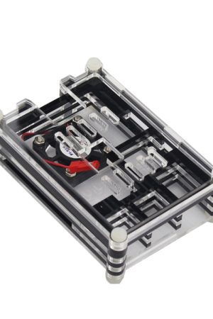 Custodia a conchiglia in acrilico a 9 strati con ventola di raffreddamento per Raspberry pi 3