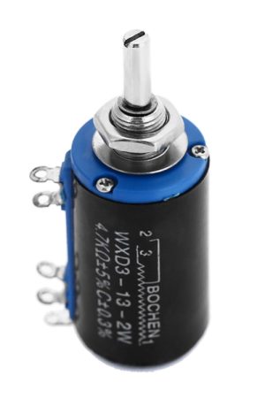 WXD3 - 13 - 2W 4.7K Ohm potenziometro di precisione di precisione -Black