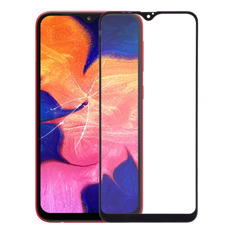 Lente in vetro esterno per schermo frontale con adesivo otticamente trasparente OCA per Samsung Galaxy