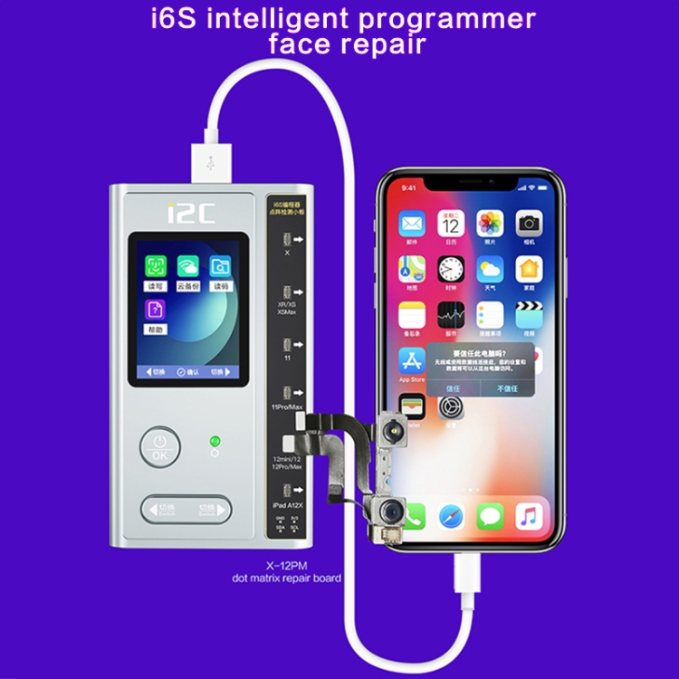 Set programmatore intelligente i2C i6S (colore originale + batteria + scheda di test a matrice di punti) - immagine 6
