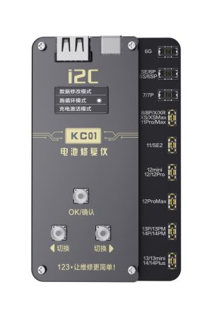 i2C KC01 Strumento completo multifunzione per la riparazione della batteria per iPhone 6-14 Pro Max