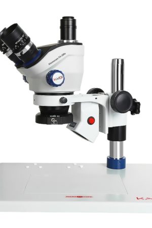 Microscopio stereo con zoom Kaisi TX-350E Ver1.2 7X-50X con base grande