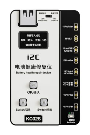 Strumento di attivazione del dispositivo di recupero della salute della batteria i2C KC02S per iPhone serie 11-15