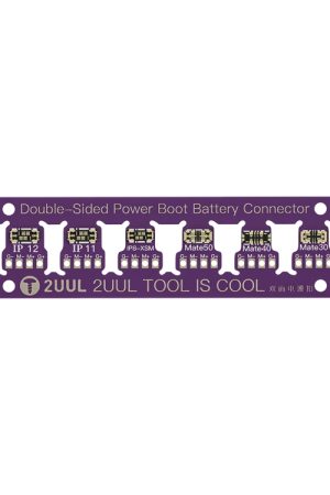 2UUL BT02 Connettore batteria staccabile a doppia faccia per iPhone 8 a 15 Pro Max / Android