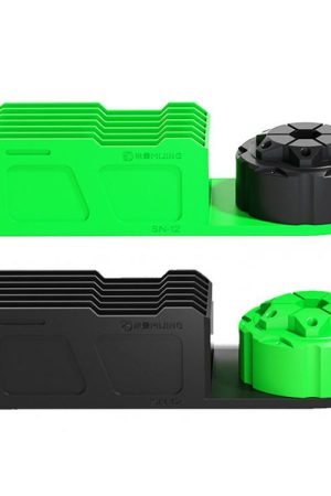 Mijing SN-12 Organizer portaoggetti multifunzionale con rotazione a 360° + scatola portaoggetti in rete per piantagione in latta