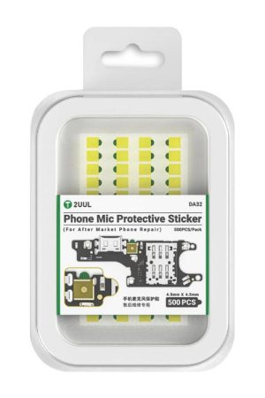 2UUL DA32 Adesivo protettivo per microfono per telefono 500 in 1