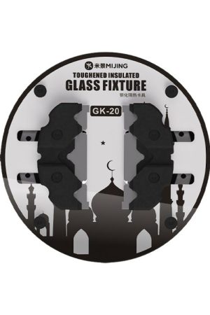 Mijing GK20 Supporto per scheda madre in vetro resistente alle alte temperature, girevole a 360°