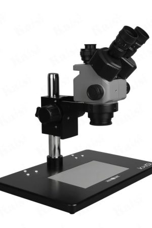 Microscopio stereo trinoculare con zoom sincrono Kaisi 6558 6,5-58X