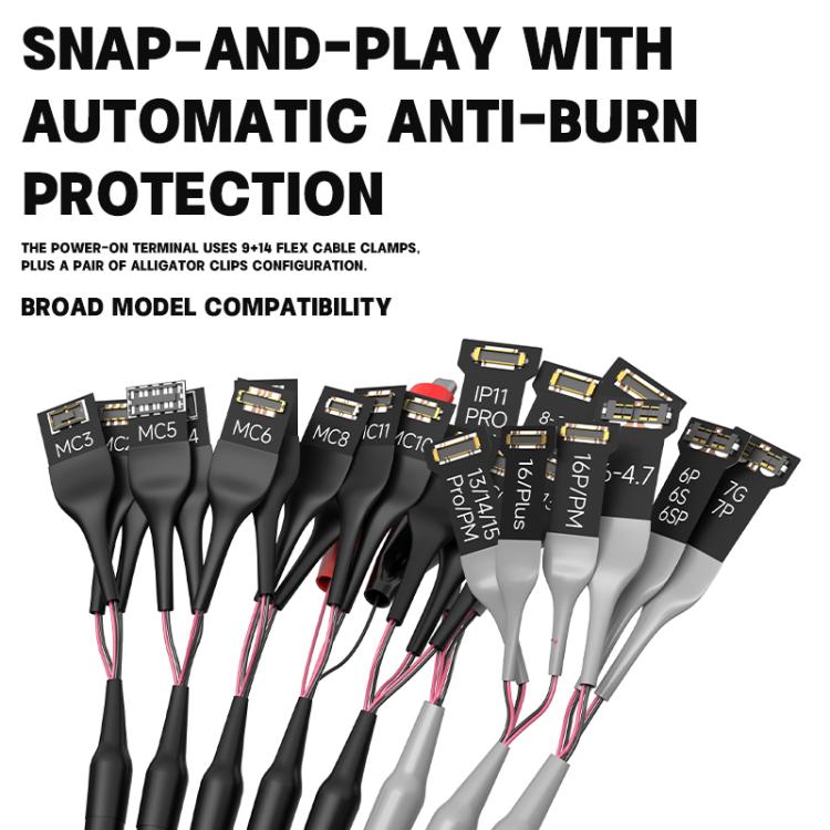 Cavo di alimentazione per riparazione telefono Luowei LW-325 per iPhone 8-16 Pro Max e Android - immagine 3