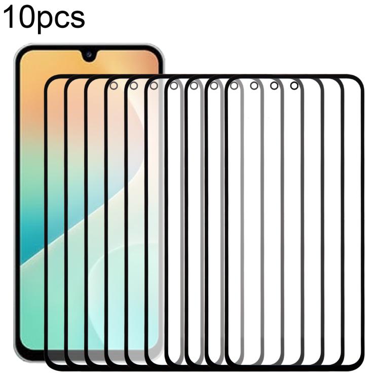 10pcs Front Screen Outer Glass Lens with OCA Optically Clear Adhesive