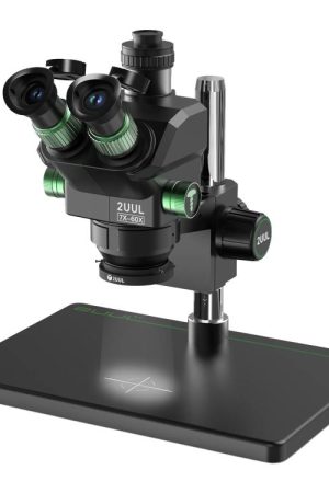 Microscopio trinoculare con zoom sincrono 7-60X 2uul MC7060-A1