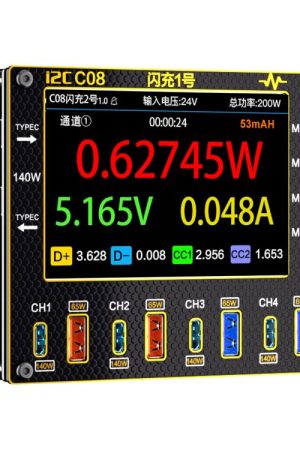 i2C C08 Flash Charger No.1 Digital Waveform Ammeter with Charge Detection / Voltage Measurement