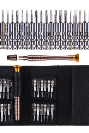 Cacciavite 25 in 1 per iPhone 3/4/5/6, Galaxy, Huawei, Xiaomi, altri smartphone, fotocamere digitali, laptop, orologio, occhiali