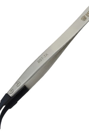 MIGLIORI pinzette a testa curva BST-7A per riparazione di telefoni cellulari / computer